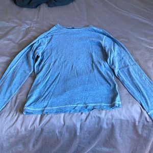 Heather blue banana republic crew neck sweater